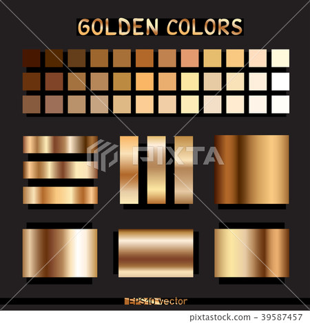 golden color gradient template 39587457