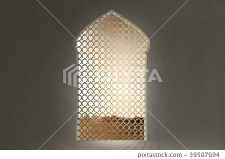 Mosque windows with unique pattern 39587694
