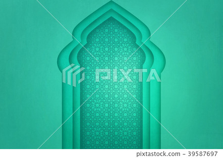 Unique pattern on the window arch 39587697