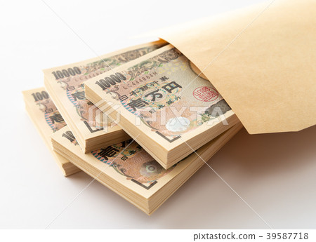 Bill bill bill bundle 10,000 yen bill money large money cash 39587718