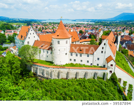 Fussen town aerial view 39587894