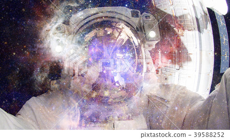 Astronaut in outer space. Astronaut in outer space. 39588252