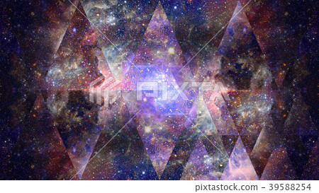 Nebula space and sacred geometry. Nebula space and sacred geometry. 39588254