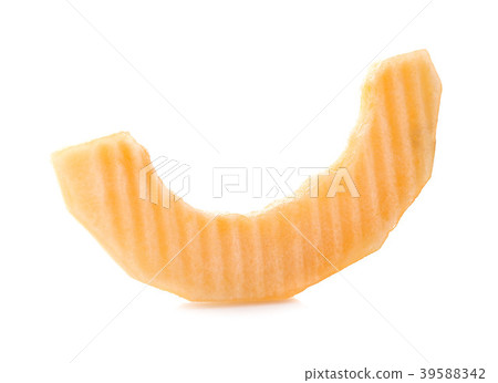 slice of japanese melons, orange melon  39588342