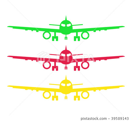 airplane icon 39589143