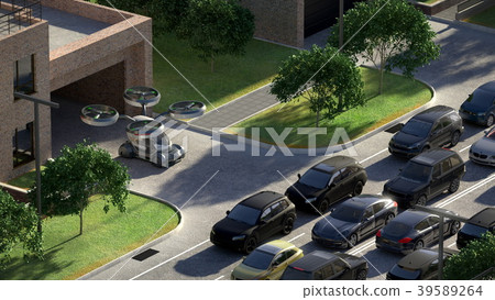 Personal flying transport of the future. In an 39589264