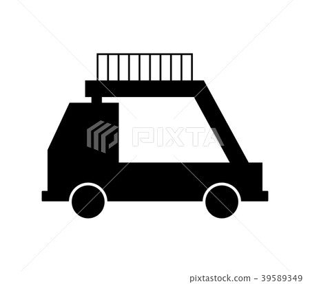 airport stairs icon 39589349