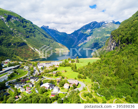 Geiranger at Geirangerfjord, Norway 39589836