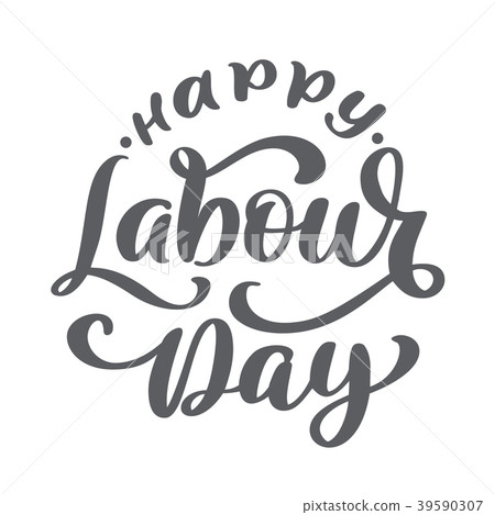 Happy 1st may lettering vector background. Labour Happy 1st may lettering vector background. Labour 39590307