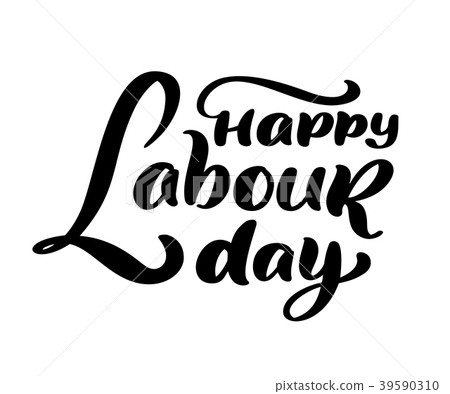 Happy 1st may lettering vector background. Labour Happy 1st may lettering vector background. Labour 39590310