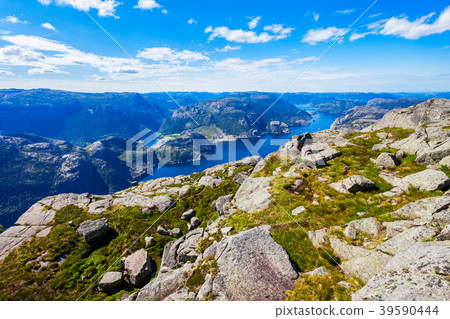 Lysefjord near Preikestolen, Norway 39590444