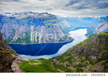 Trolltunga Troll Tongue, Norway 39590458