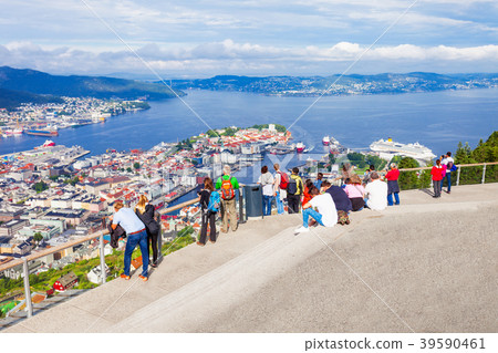 Bergen aerial panoramic view Bergen aerial panoramic view 39590461