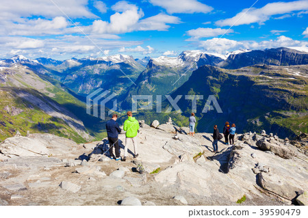 Geiranger at Geirangerfjord, Norway 39590479