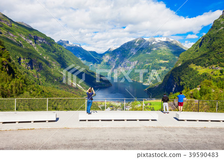 Geiranger at Geirangerfjord, Norway Geiranger at Geirangerfjord, Norway 39590483