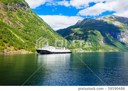 Geiranger at Geirangerfjord, Norway 39590486
