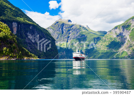 Geiranger at Geirangerfjord, Norway 39590487