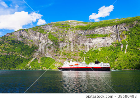 Geiranger at Geirangerfjord, Norway 39590498