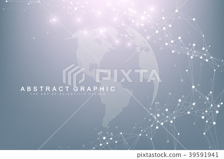 World map point with global technology networking World map point with global technology networking 39591941
