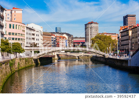 Nervion River embankment in Bilbao Nervion River embankment in Bilbao 39592437