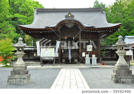 Otsu City Mio Shinto shrine shrine and fresh green Otsu City Mio Shinto shrine shrine and fresh green 39592490