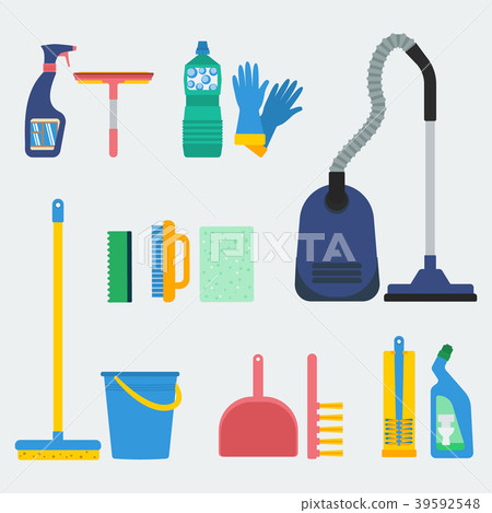 Household supplies vector Household supplies vector 39592548