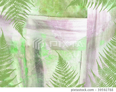 Shabby abstract tropical jungle floral pattern Shabby abstract tropical jungle floral pattern 39592788
