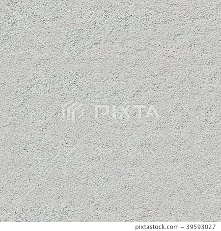 White Textured Plaster Wall. Seamless Tileable 39593027