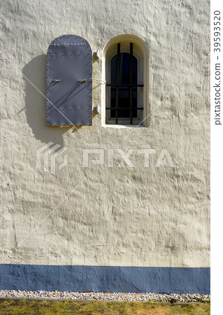 Vintage window with shutters 39593520