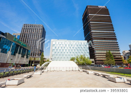 Business districts of AZCA and CTBA in Madrid 39593801