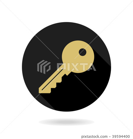 Fine Key Flat Icon-插圖素材 [39594400] - PIXTA圖庫