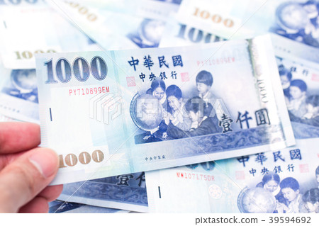 NT, cash, banknote, money, cash, banknote, NTD, money NT, cash, banknote, money, cash, banknote, NTD, money 39594692