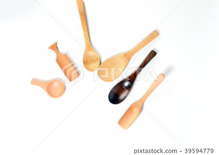Wooden spoon border fram Wooden spoon border fram 39594779