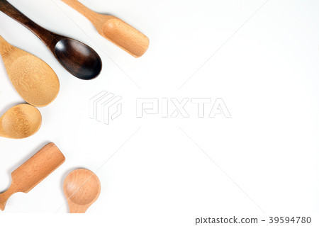 Wooden spoon border frame 39594780
