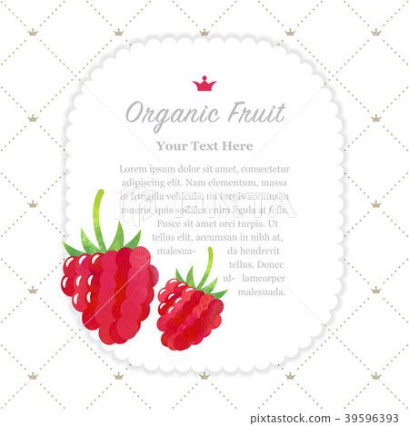 Watercolor nature organic fruit memo frame Watercolor nature organic fruit memo frame 39596393