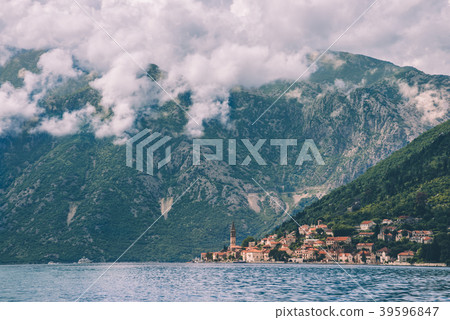 Perast Town on Kotorska Bay in Montenegro Perast Town on Kotorska Bay in Montenegro 39596847