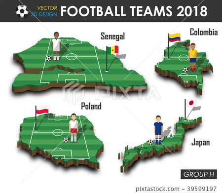 National soccer teams 2018 group H . National soccer teams 2018 group H . 39599197