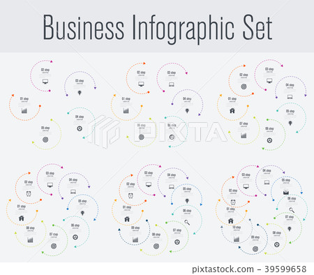 Set with infographics 39599658