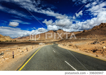 Road in Himalayas. Ladakh, India 39600947