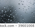 Rain drops on window glasses surface  39601008