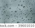 Rain drops on window glasses surface  39601010