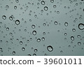 Rain drops on window glasses surface  39601011