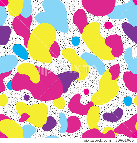Abstract blot seamless pattern. Dotted background Abstract blot seamless pattern. Dotted background 39601060