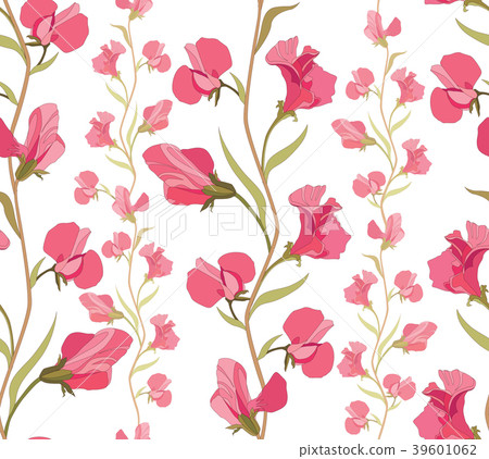 Floral seamless pattern. Flower background. Floral seamless pattern. Flower background. 39601062
