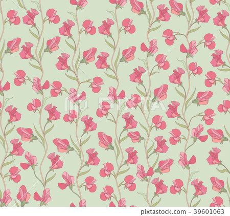 Floral seamless pattern. Flower background. 39601063