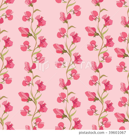 Floral seamless pattern. Flower background. Floral seamless pattern. Flower background. 39601067