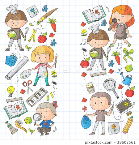 Children. School and kindergarten. Creativity and 39602561
