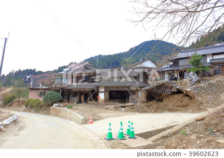 Asakura City _ Kuromatsu district _ after the heavy rainfall over northern Kyushu 8 months have passed since the disaster (March 2018) 39602623
