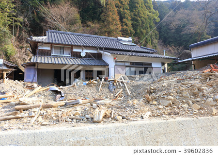 Asakura City _ Kurokawa · Sasame area _ after the heavy rainfall over northern Kyushu 8 months have passed since the disaster (March 2018) 39602836