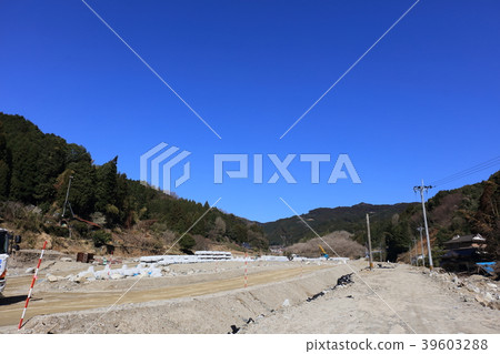 Asakura City _ Tochigi / Matsusue district _ after the heavy rainfall over northern Kyushu 8 months have passed from the disaster (March 2018) 39603288